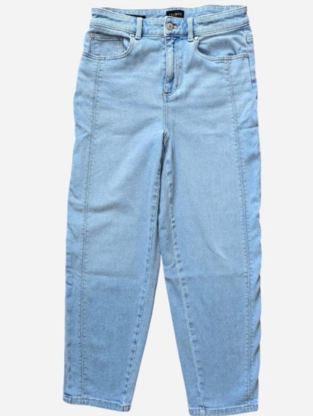 Talbot Women's Light Blue Relaxed Barrel Jeans - Size M